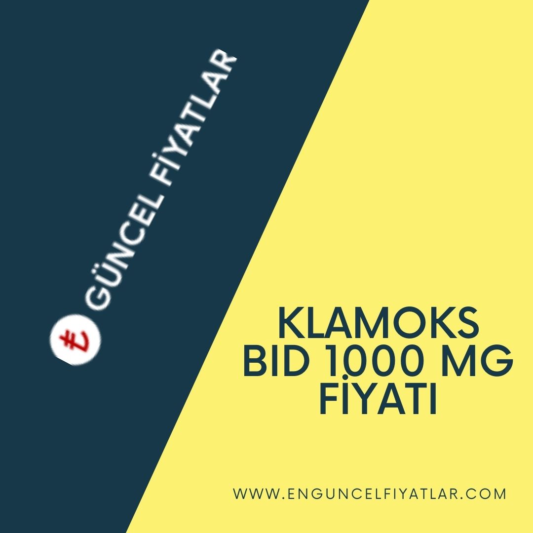 Klamoks BID 1000 mg Fiyatı