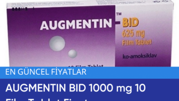 AUGMENTIN BID 1000 mg 10 Film Tablet Fiyatı